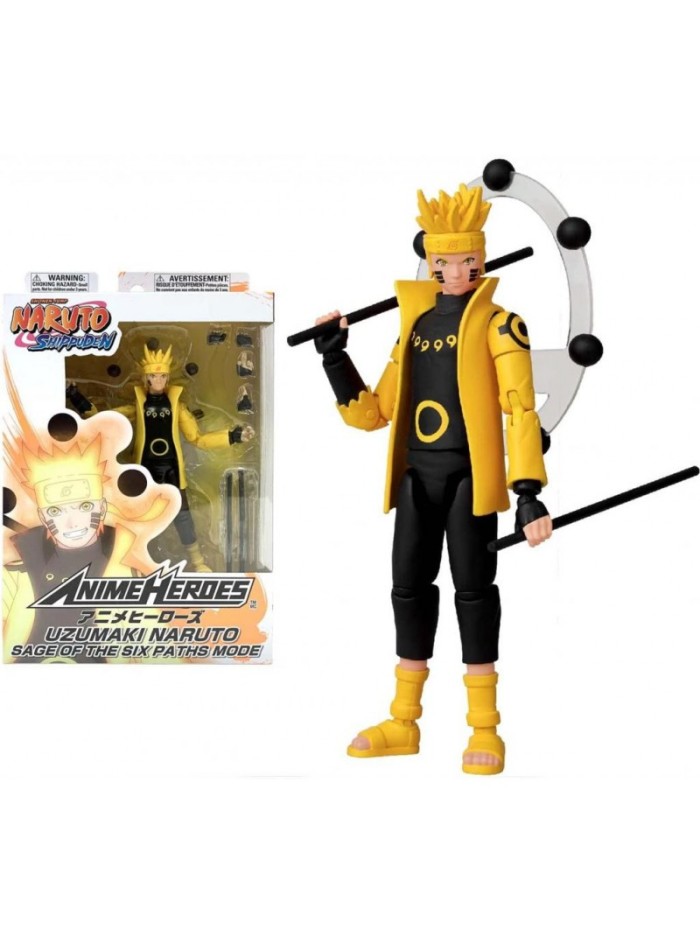 Figura bandai naruto shipudden anime heroes uzumaki naruto modo sabio de los seis caminos Figura bandai naruto shipudden anime heroes uzumaki naruto modo sabio de los seis caminos