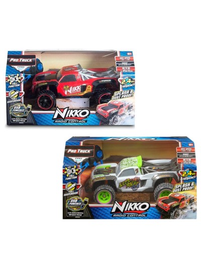 Coche teledirigido nikko radio control pro truck color aleatorio