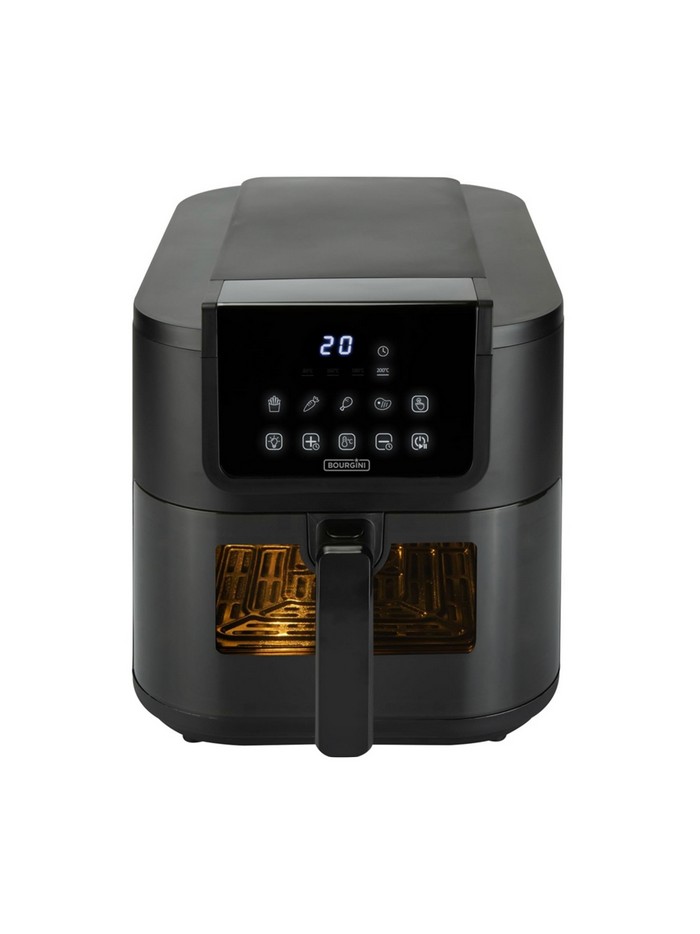 Freidora de aire bourgini airfryer slim ceramica eco 8l 1700w Freidora de aire bourgini airfryer slim ceramica eco 8l 1700w