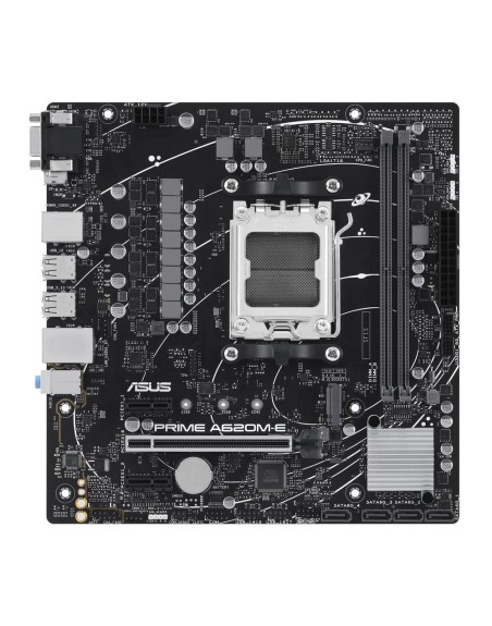 Asus amd prime a620m - e - csm socket am5 ddr5 x2 4800mhz max 64gb hdmi displayport d - sub matx