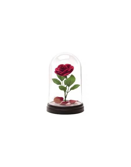 Lampara paladone disney la bella y la bestia rosa encantada