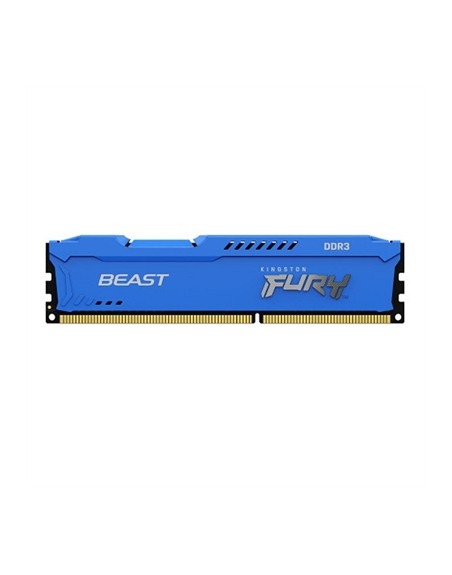 Memoria ram ddr3 8gb kingston - 1600mhz - pc4 - 28800 - fury beast - azul