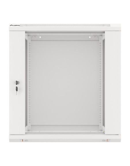 Armario rack lanberg 12u 600x600x368 auto ensamblado 19 pulgadas hasta 60kg gris