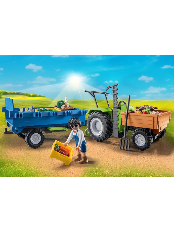 Playmobil tractor con remolque Playmobil tractor con remolque