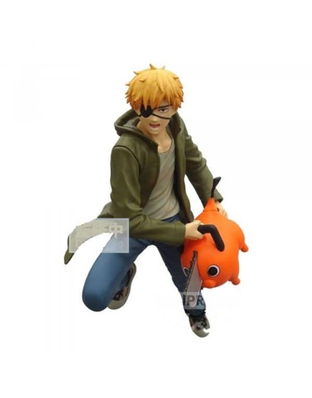 Figura banpresto chainsaw man vibration stars chainsaw man denji y pochita 14cm