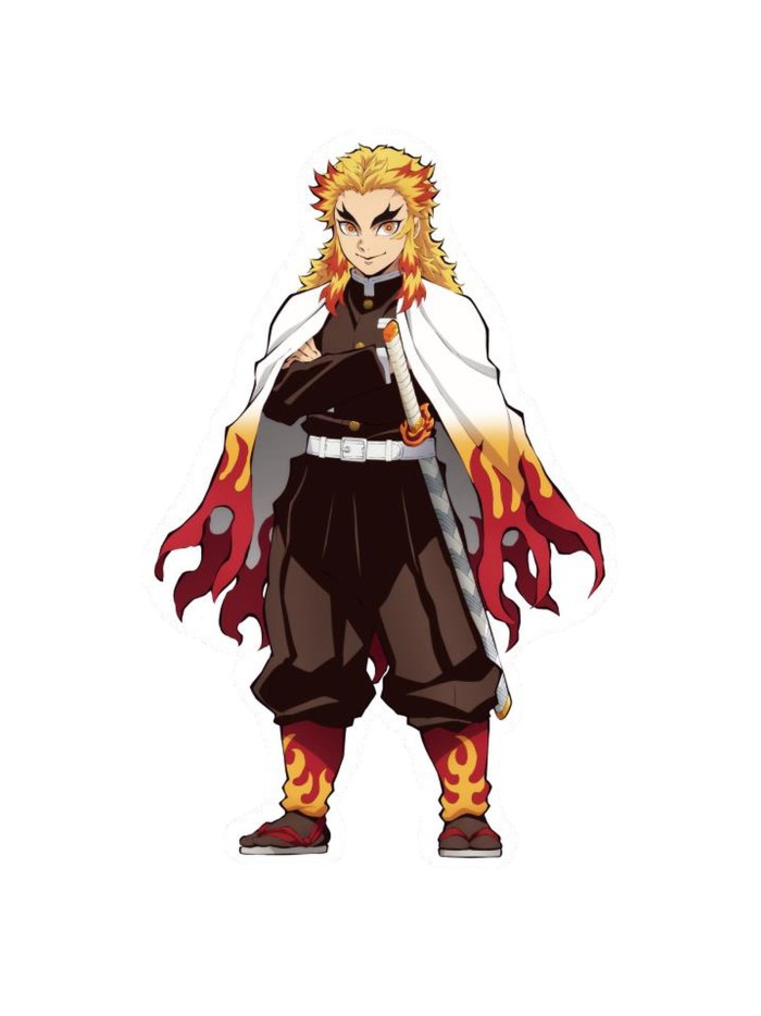 Lampara neon demon slayer kimetsu no yaiba rengoku 40 cm Lampara neon demon slayer kimetsu no yaiba rengoku 40 cm