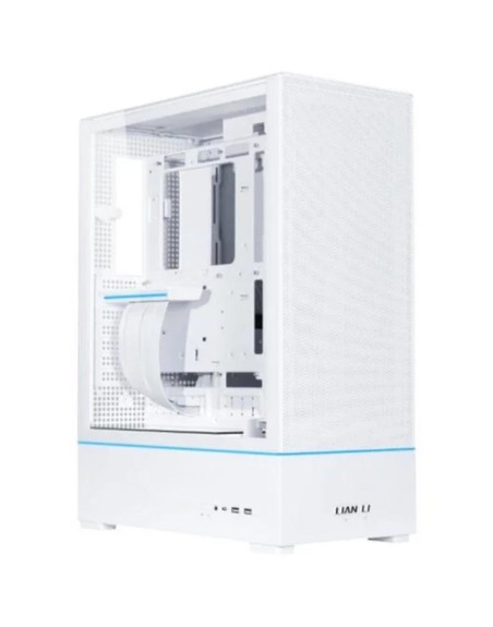Caja ordenador gaming lian li lancool sup01 atx cristal templado blanco