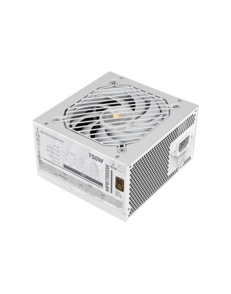 Fuente de alimentacion mars gaming 750w mpb750siw extreme silence 80 plus bronze blanco