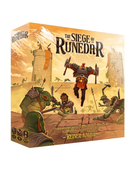 Juego de mesa the siege of runedar pegi 10