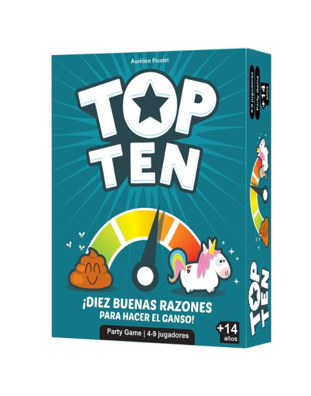 Juego de mesa top ten pegi 14