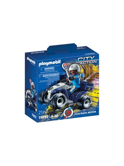 Playmobil policia - speed quad