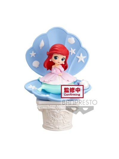 Figura banpresto q posket disney la sirenita ariel vestido rosa ver. a