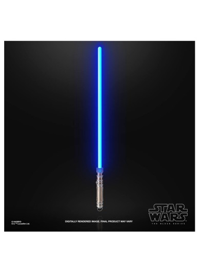 Replica hasbro 1:1 force x sable de luz leia organa black series