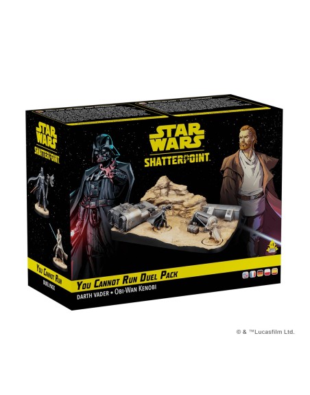 Juego de mesa star wars shatterpoint you cannot run duel pack