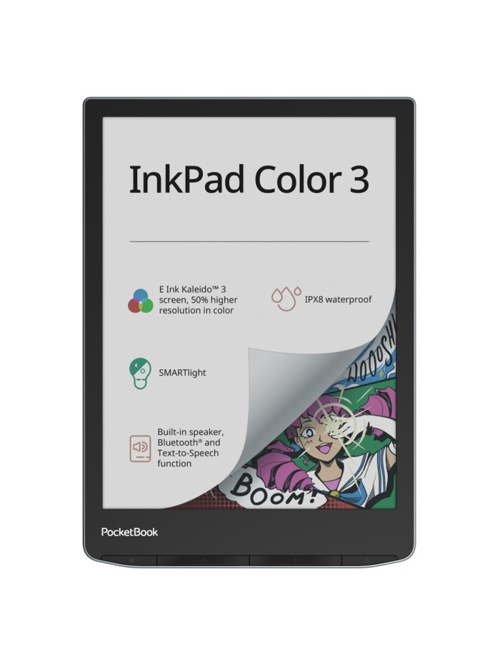 Libro electronico ebook pocketbook inkpad color 3 7.8 pulgadas 32gb - color stormy sea Libro electronico ebook pocketbook inkpad color 3 7.8 pulgadas 32gb - color stormy sea
