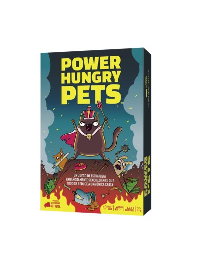 Juego de mesa power hungry pets edad recomendada 7 años