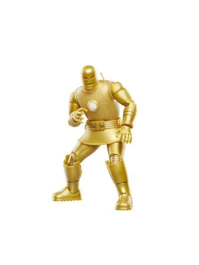 Figura hasbro marvel legends series iron man (model 01 - gold)