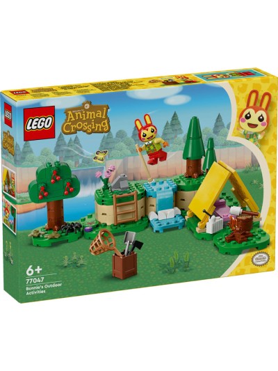 Lego animal crossing actividads al aire libre con coni