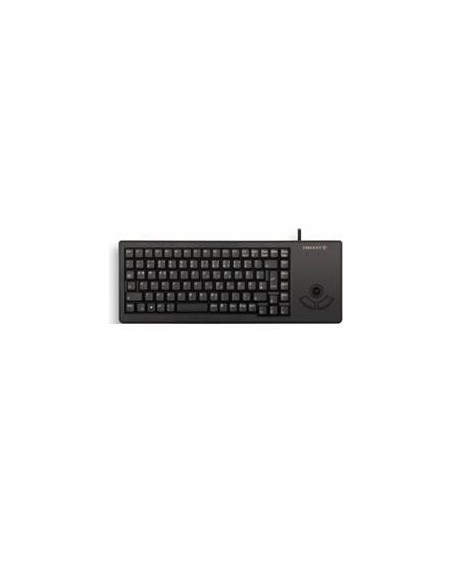 Teclado cherry xs trackball raton integrado compacto usb negro