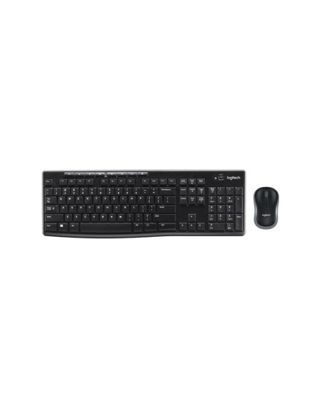 Teclado + mouse logitech mk270 wireless inalambrico ingles uk