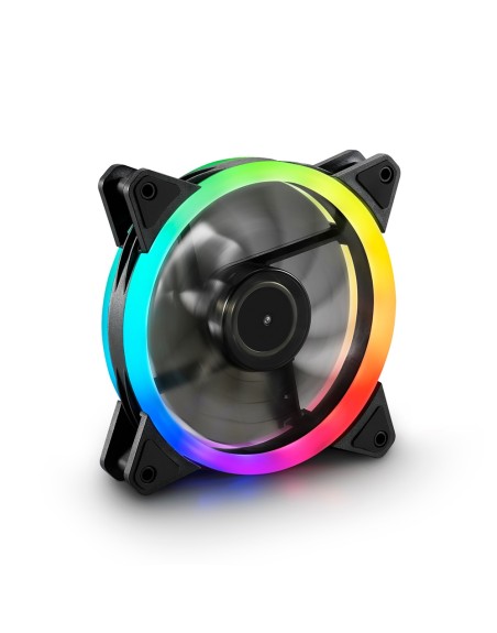 Ventilador caja sharkoon shark blades fan 120x120x 255 mm rgb led