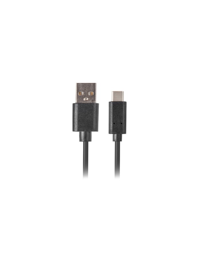 Cable usb lanberg 2.0 macho - usb tipo c macho quick charge 3.0 0.5m negro Cable usb lanberg 2.0 macho - usb tipo c macho quick charge 3.0 0.5m negro
