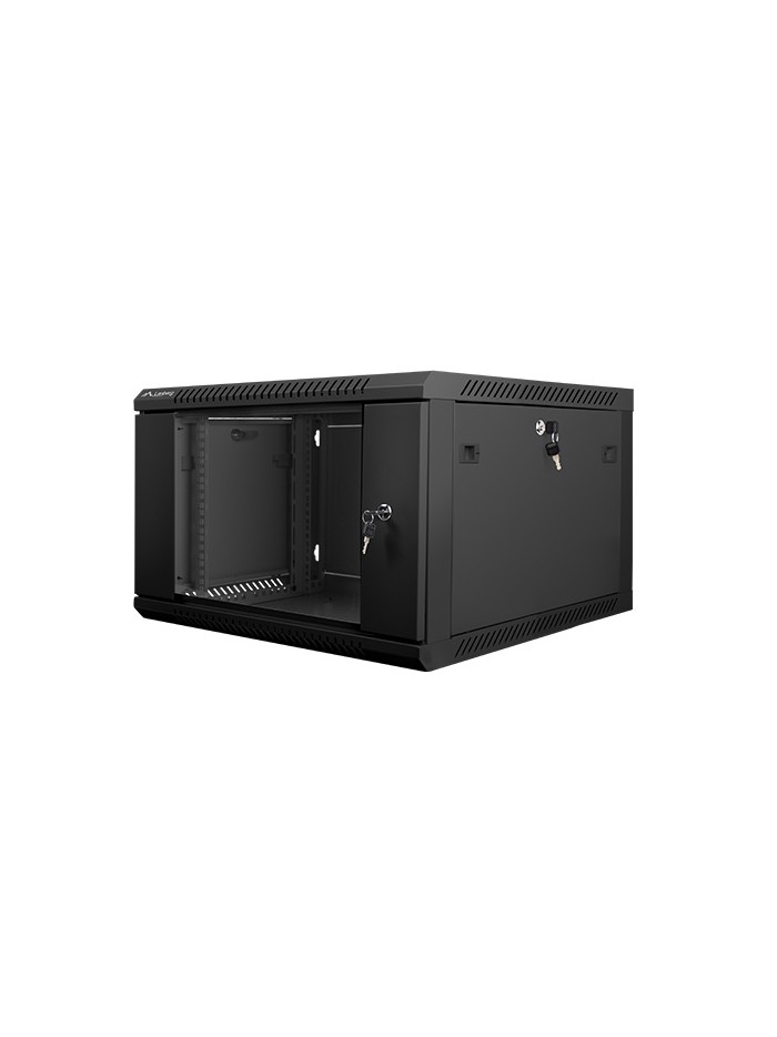 Armario rack lanberg 6u 600x600x368 auto ensamblado 19 pulgadas pulgadas hasta 60 kg negro Armario rack lanberg 6u 600x600x368 auto ensamblado 19 pulgadas pulgadas hasta 60 kg negro