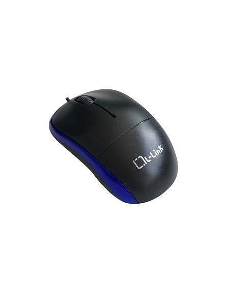 Raton optico usb l - link negro - azul