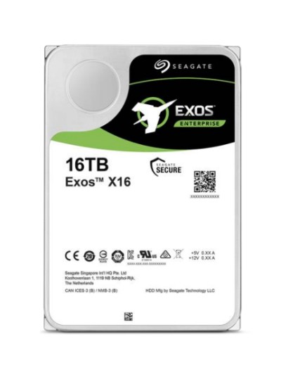 Disco duro interno hdd seagate exos x18 16tb sata3 256mb
