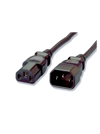 Cable alargo alimentacion equip iec macho - hembra 1.8m