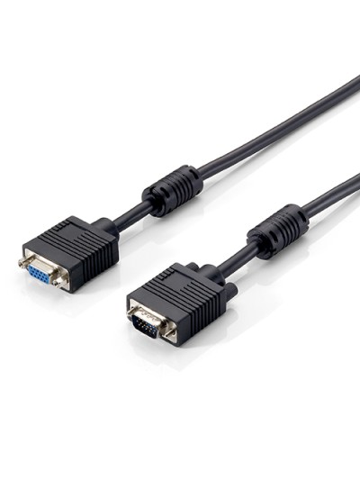 Cable alargo svga equip 3coax macho - hembra 1.8m con ferritas
