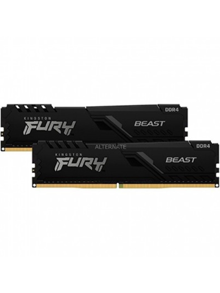 Memoria ram ddr4 32gb 2x16gb kingston - 3600mhz - pc4 - 28800 - fury beast negro - cl 18 - 1.35v Memoria ram ddr4 32gb 2x16gb kingston - 3600mhz - pc4 - 28800 - fury beast negro - cl 18 - 1.35v