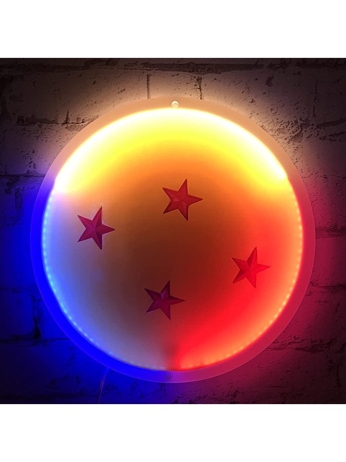 Mural lampara neon teknofun madcow entertainment dragon ball z bola de dragon 30 cm Mural lampara neon teknofun madcow entertainment dragon ball z bola de dragon 30 cm