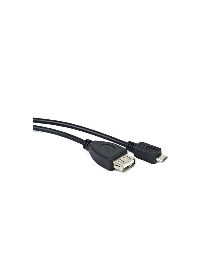 Cable usb lanberg micro m a usb tipo a f 2.0 otg negro 15cm oem Cable usb lanberg micro m a usb tipo a f 2.0 otg negro 15cm oem