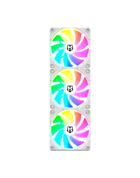 Ventilador caja nox hummer easylink white 3 x 120mm led argb