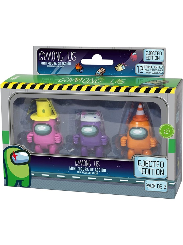 Among us mini action figure 3pc window box Among us mini action figure 3pc window box