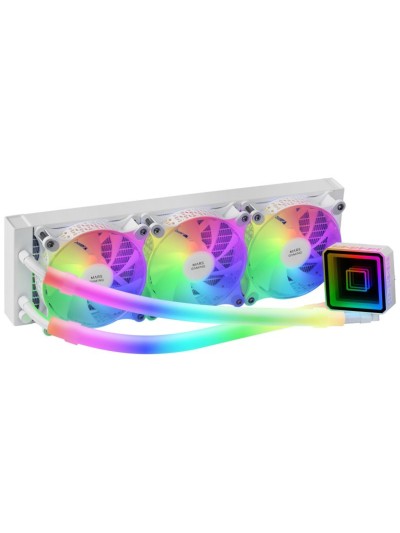 Kit de refrigeracion mars gaming ml - ultra360 blanco 650w 3 x 120mm rgb