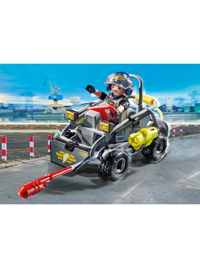 Playmobil fuerzas especiales quad multiterreno Playmobil fuerzas especiales quad multiterreno
