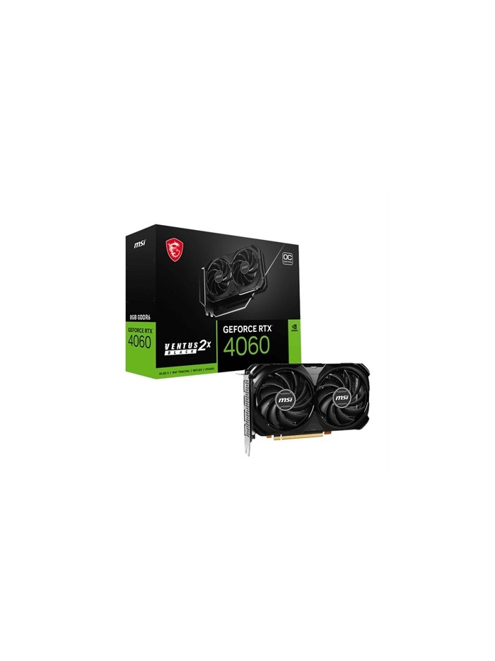 Tarjeta grafica msi vga nvidia rtx 4060 ventus 2x black 8g oc Tarjeta grafica msi vga nvidia rtx 4060 ventus 2x black 8g oc