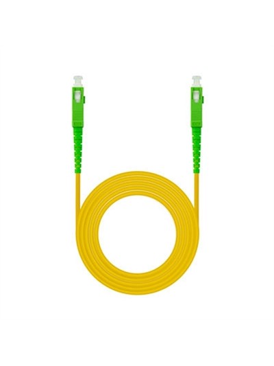 Latiguillo cable fibra optica mono nanocable sc - apc lszh amarillo 5m