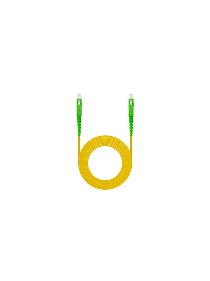 Latiguillo cable fibra optica mono nanocable sc - apc lszh amarillo 5m Latiguillo cable fibra optica mono nanocable sc - apc lszh amarillo 5m