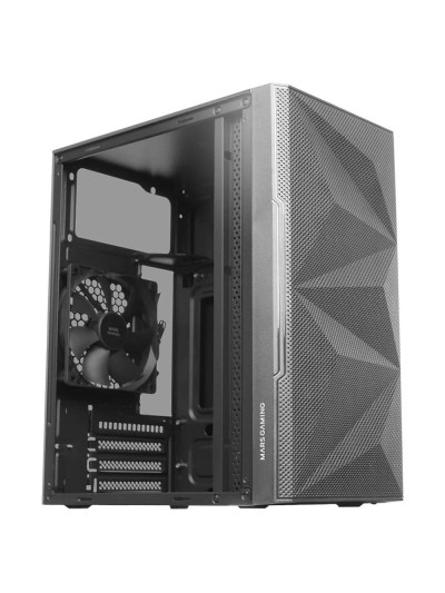 Caja ordenador mars gaming mc1500 m - atx cristal templado negro