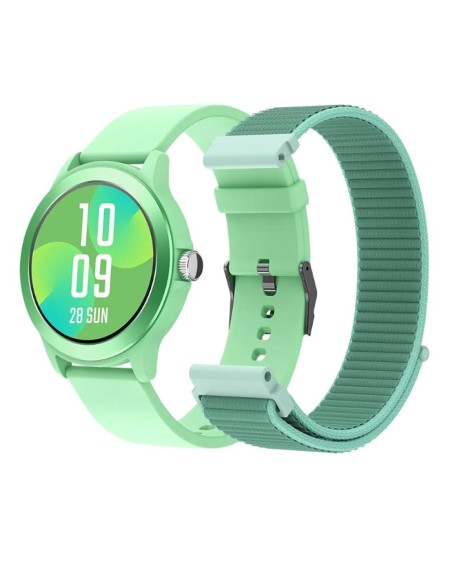 Smartwatch spc smartee duo vivo 1.27 pulgadas verde + correa