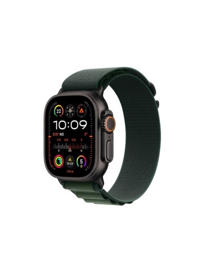 Smartwatch apple watch ultra 2 gps + cell 49mm black titanium case dark green alpine loop large