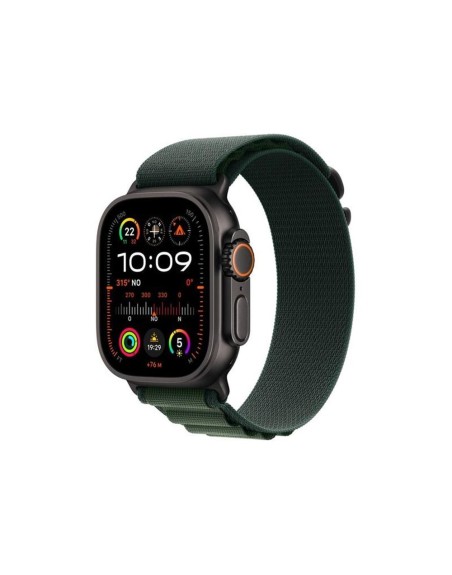 Smartwatch apple watch ultra 2 gps + cell 49mm black titanium case dark green alpine loop large