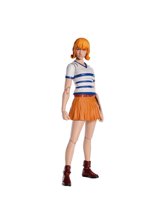 Figura tamashii nations one piece netflix series nami fig. 15 cm sh figuarts
