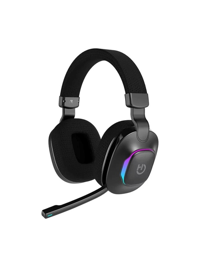 Auriculares gaming hiditec vortex argb inalambrico negro Auriculares gaming hiditec vortex argb inalambrico negro