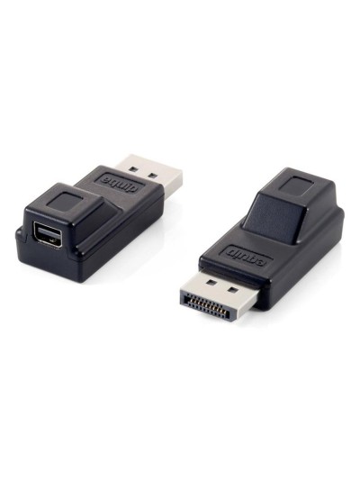 Adaptador displayport a mini dp equip macho - hembra - negro