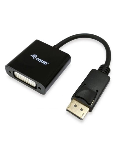 Adaptador displayport a dvi equip 0.2cm - macho - hembra - negro
