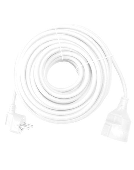Cable prolongador de correiente silver electrics 3m - 3x 1.5mm - 250v - 16a - 3.500w -